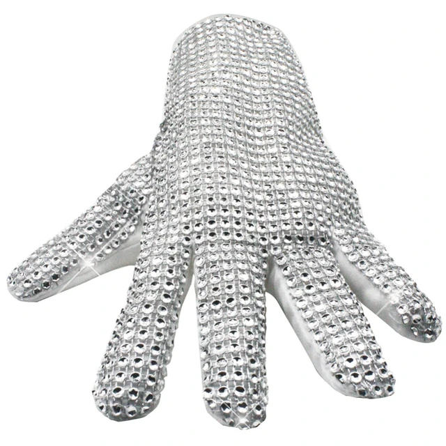 Rare Mj Michael Jackson Both Side Rhinestone Silver Crystal Handmade Glove  Collection For Billie Jean Preformance - Gloves & Mittens - AliExpress