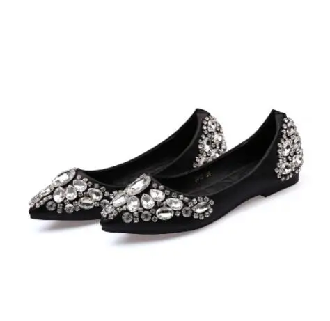 Marke Splitter Leder 2018 Wohnungen Hochzeit müßiggänger Moraima Strass Braut Picture Kristall Mulher Schwarz as As Handgemachte Schuhe Sapatos schuhe Snc Picture FxPxwzqY5