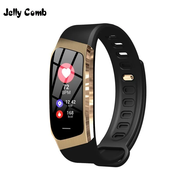 Jelly Comb Men Smart Watch For Android IOS Blood Pressure Exercise Dynamic Heart Rate Monitoring Step Count Smartwatch for Women