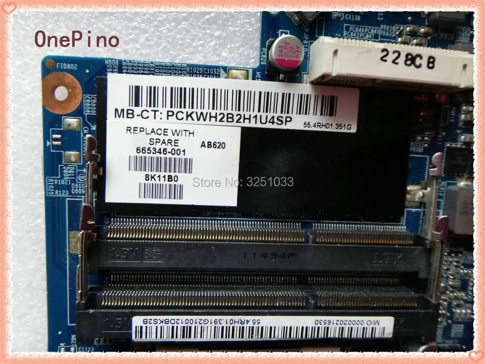 665346-001 для hp dv6t-6c00 Ноутбук hp Pavilion DV6-6000 материнская плата для ноутбука с HM65 HD6490/1 г 100% тестирование