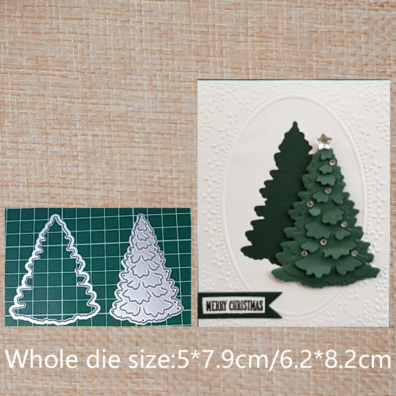 

Christmas Tree Metal Cutting Dies 2019 Stencil For DIY Scrapbook Album Paper Card Decorative Craft Embossing stamps and dies