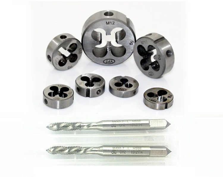 

M1 Left Screw Thread Metric Plugs dies & left thread taps . 4pcs/set
