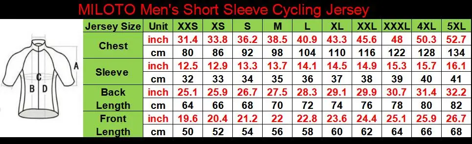 MI-Short Sleeve-men-size