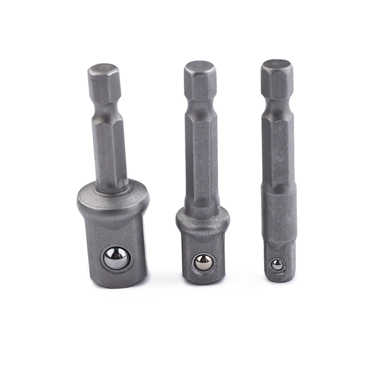 3 Pcs Extension Connector Power Drill Bit Adapter Hex Shank Drill Bits