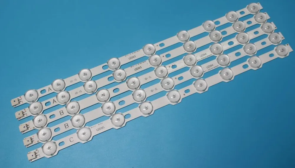 

New LED backlight strip 40" 39" NDV REV1.0 ABC For TOSHIBA 40L3433DG VESTEL VES390UNDC-01 VES400UNDS-01 VES400UNDS-02