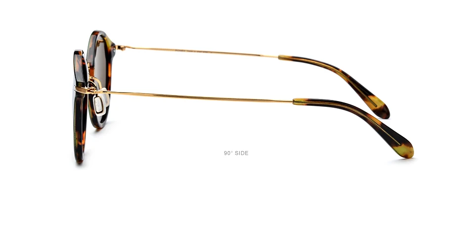 FONEX эластичные B титановые ацетатные поляризованные солнцезащитные очки Женские винтажные Круглые Солнцезащитные очки Мужские зеркальные солнцезащитные очки для женщин T852