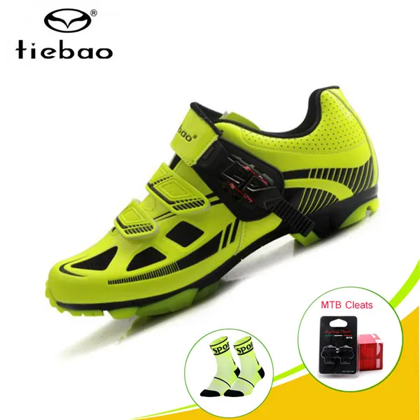 Cleats for 1652 G Tiebao Sapatilha Ciclismo MTB spd педалей кроссовки мужские велосипедная обувь дышащая самозакрывающаяся спортивная обувь для езды на горном велосипеде - Цвет: Cleats for 1652 G