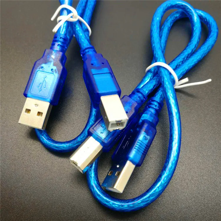 Высокоскоростной USB 2,0 сканер кабель для принтера 0,5 m USB2.0 A-B Мужской кабель для синхронизации цифровых данных для canon epson hp принтера