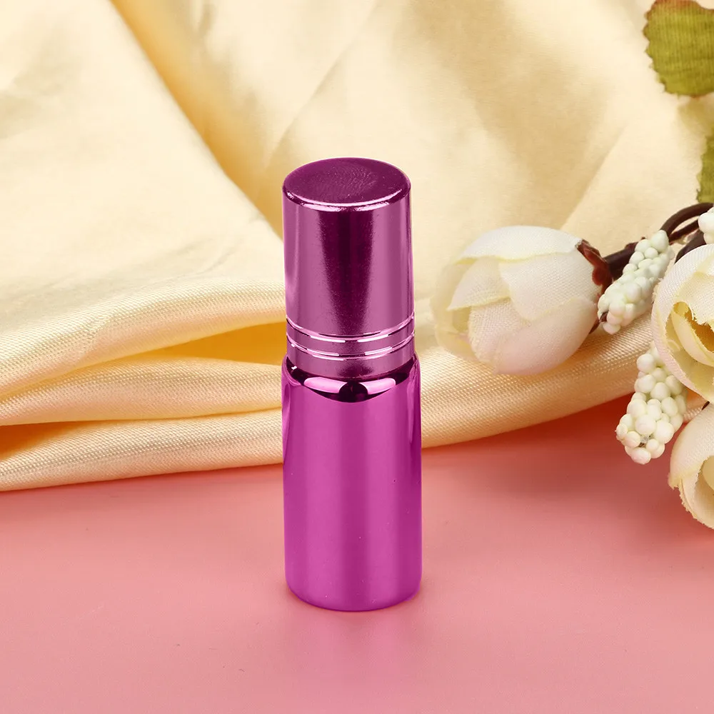 

5ml Essential Oil Perfume Mini Empty Glass Bottle Roller Ball Refillable 9.13