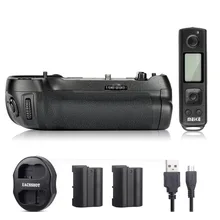 Meike MK-D850 Pro with 2.4G Wireless Remote Control Battery Grip,for Nikon D850 + 2*EN-EL15 Battery + USB Dual charger