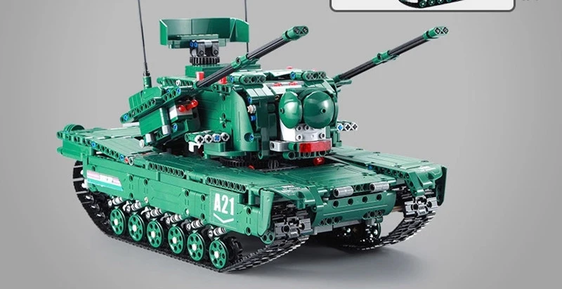 61001 Новые DIY собраны строительный блок 1:20 трансформер M1A2 военный дистанционный пульт Р/У танки Развивающие игрушки для подарок для ребенка