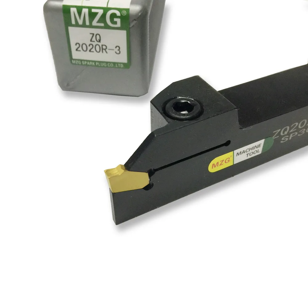 MZG ZQ1616R-4 ZQ2020R-4 Ширина машина для нарезания канавок в токарного станка CNC подвергая механической обработке держатель инструмента для резки металла машина для нарезания канавок лезвия пробор бурильная режущая установка инструмента