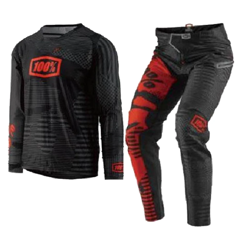 

100% RACE Wear Gear Set Jersey Pant Combo for KTM Motocross Dirt Bike Off-Road MX Racing Riding