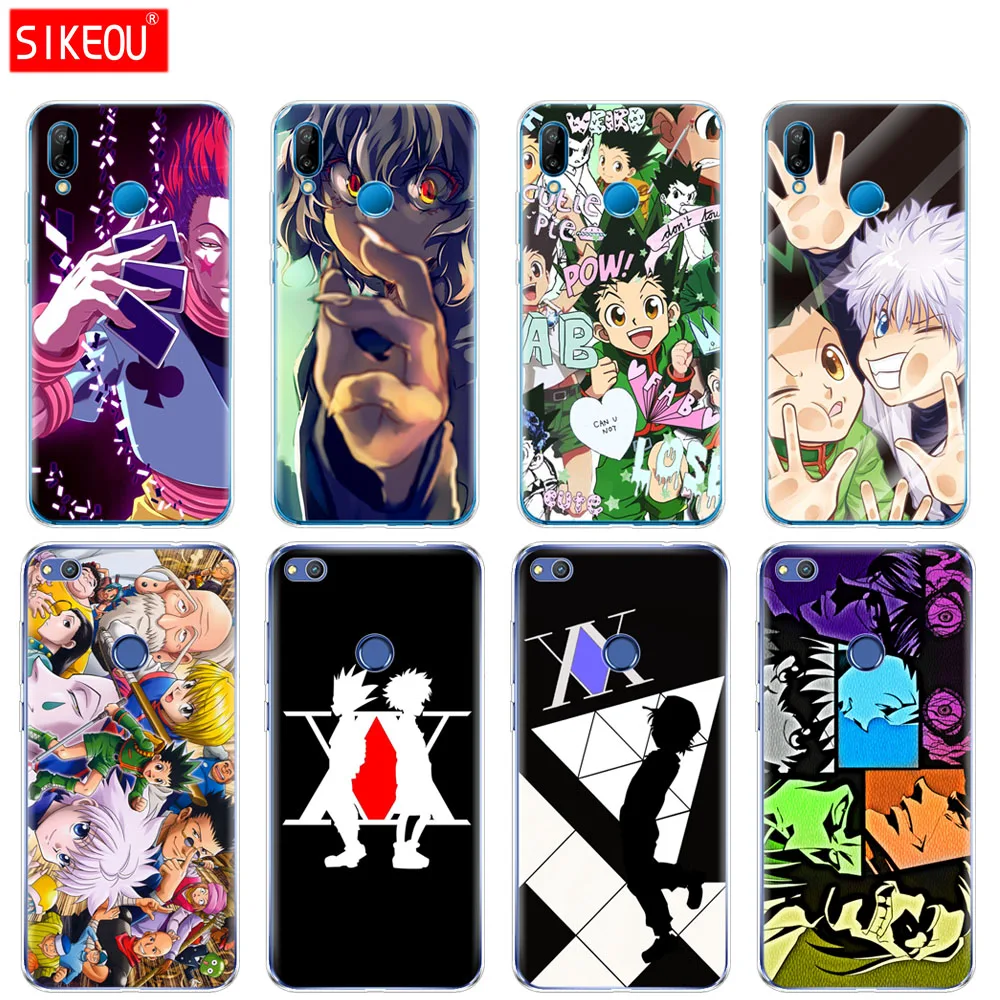 Силиконовый чехол для телефона Huawei P20 P7 P8 P9 P10 Lite Plus Pro 2017 P Smart Hunter X Anime | Мобильные