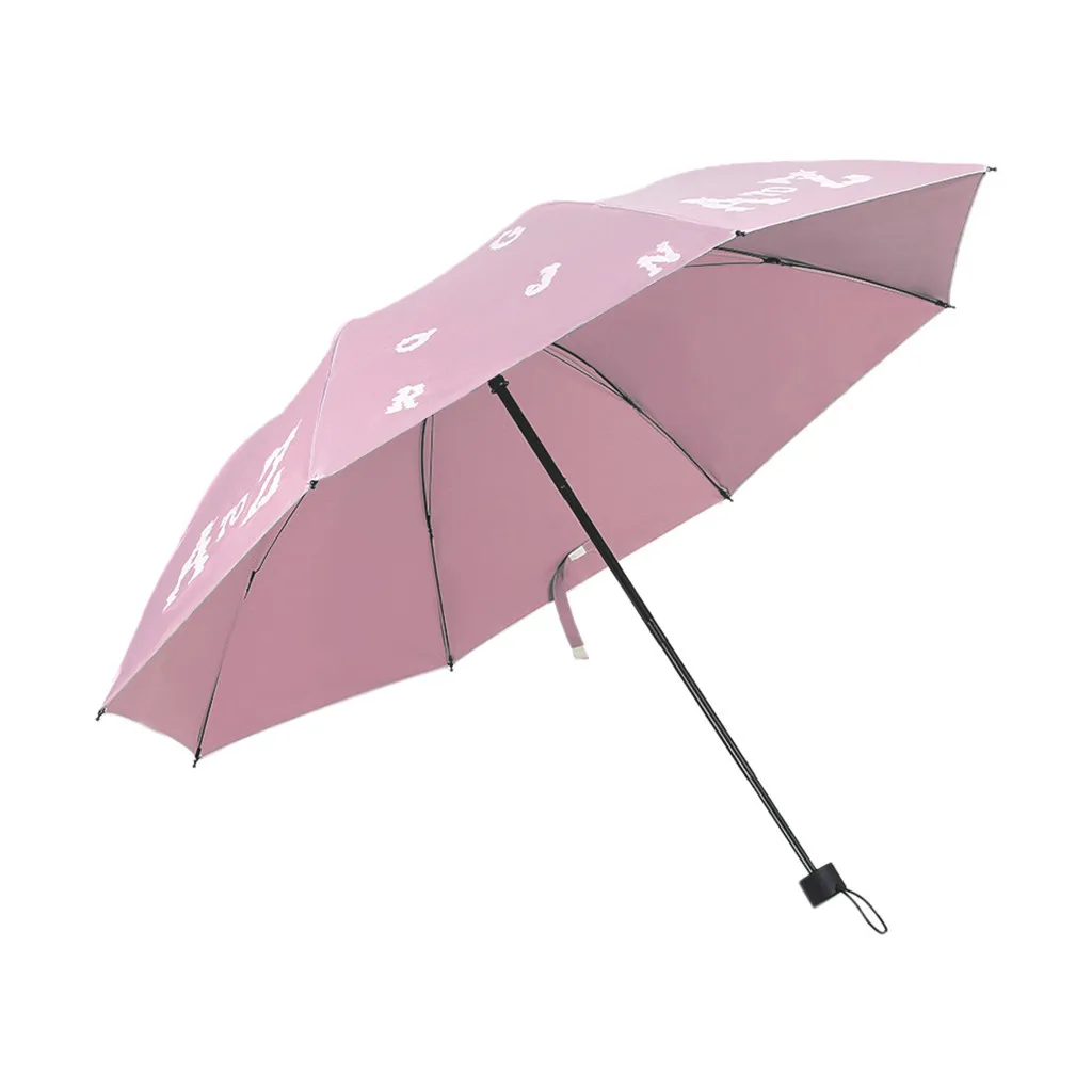 

Rain And Rain Dual-Use Sun Umbrella Folding Sunscreen UV Umbrella 8 Bone