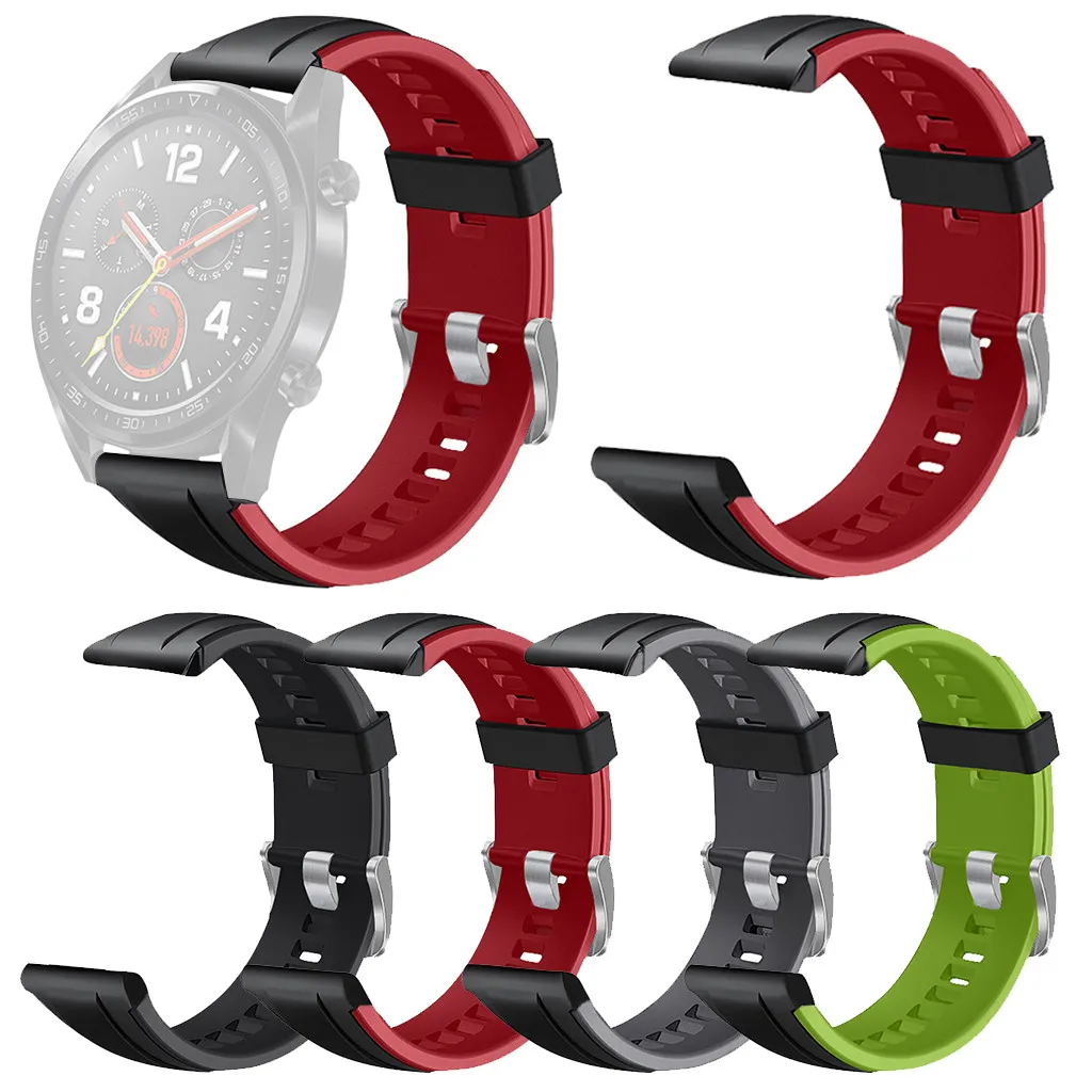 Для Huawei Watch GT Active 46 мм силиконовый ремешок для часов Honor Magic сменный аксессуары Correa