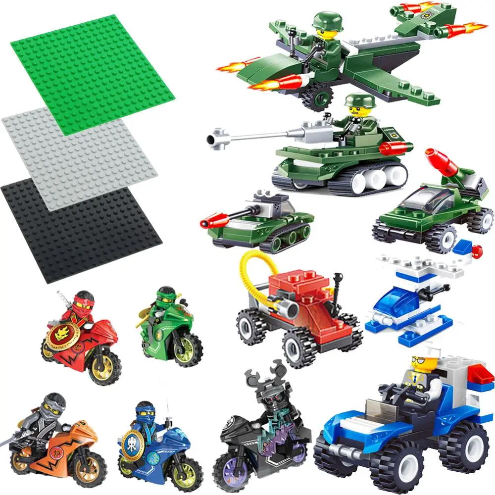 

Legoed technic car tank MOTO fighter Building Blocks ninjago moc Mini brick Figures Compatible legoedings toys friends building