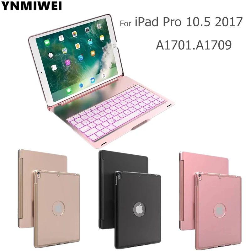 

Tablet Cover For iPad Pro 10.5 inch Detachable Bluetooth Keyboard Case For 2017 iPad 10.5 A1701 A1709 Stand Cases