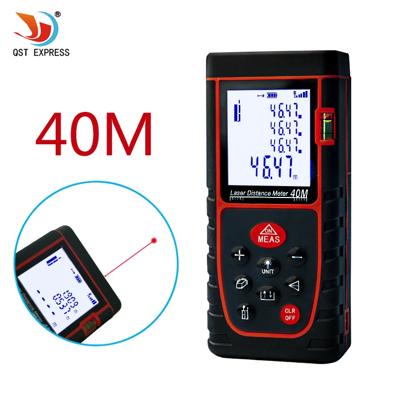 

0.05-40M Digital Laser distance meter Rangefinder Range finder Tape measure Area volume tool