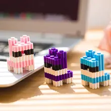 200 pcs Mini Blocos Cabeças Blocos Figura Modelos de brinquedos brinquedos de Inteligência Blocos de Construção de brinquedo de presente de Natal bonito Brinquedos Para As Crianças DIY
