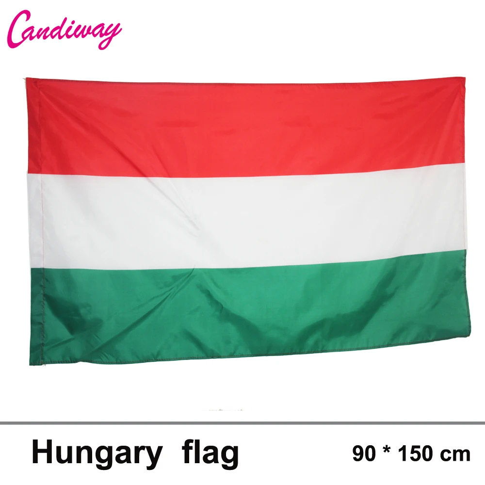 

HUNGARY FLAG HUNGARIAN FLAGS 90x150cm Hanging Hungary Flag banner Office/Activity/parade/Festival/Home Decoration
