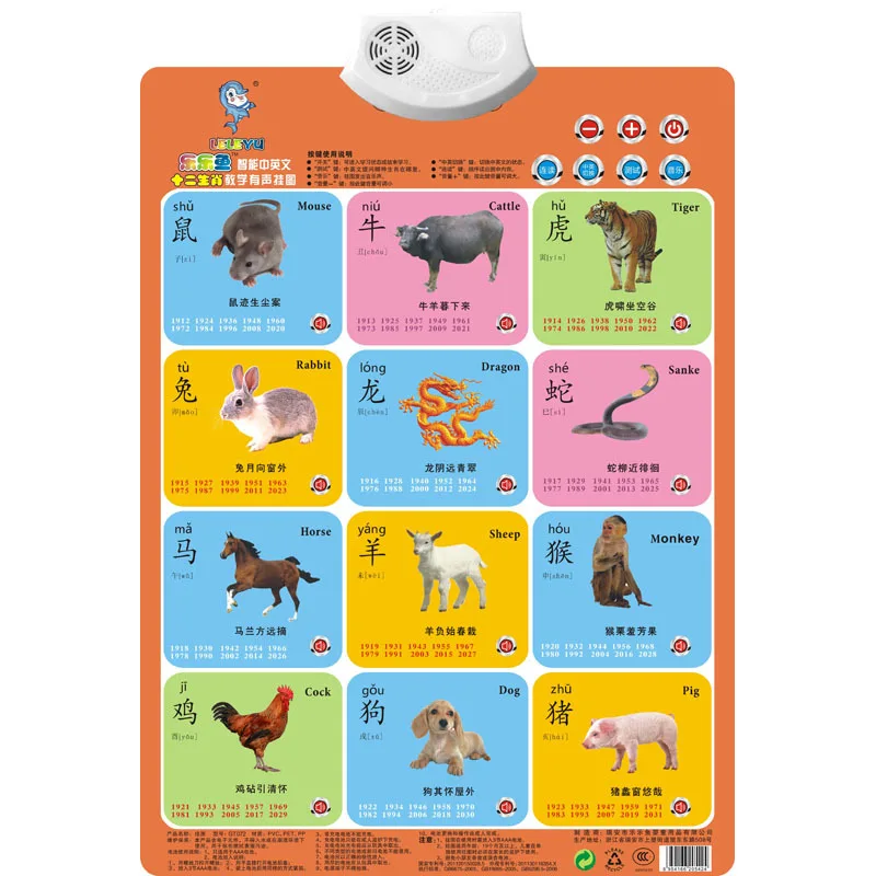 Звуковая настенная диаграмма электронный Алфавит английская обучающая машина многофункциональная Дошкольная игрушка аудио цифровая Детская обучающая игрушка