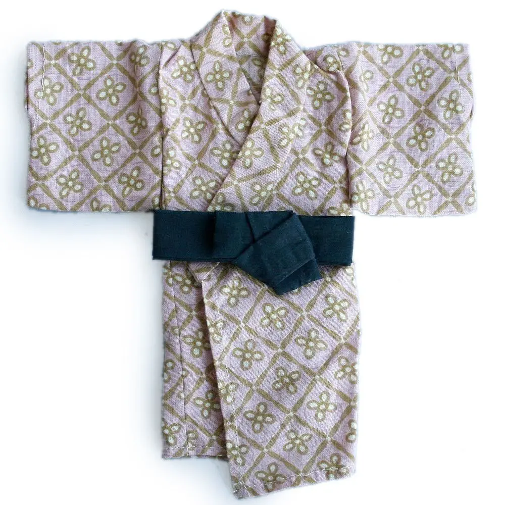 wamami Bathrobe Pink Flower Kimono Clothing Coat 1 4 MSD DOLL BJD Dollfie