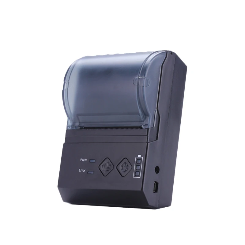 58mm portable bluetooth thermal printer IOS mobile language pos with special power remaining indicator light impressora|printer status|printer