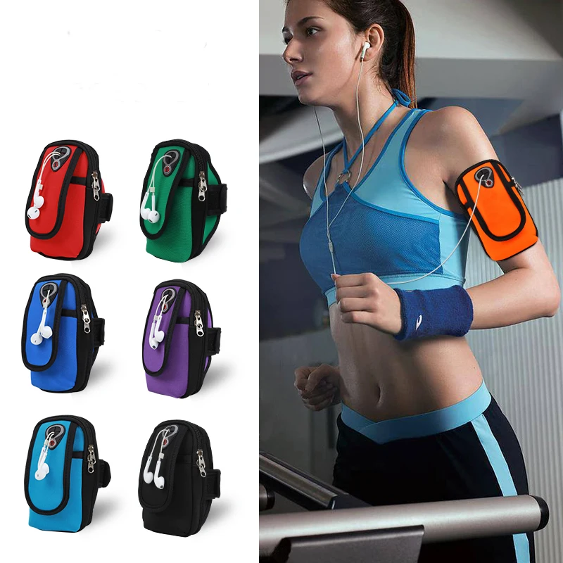 

4 to 6 inch Universal Sports Armbands bag Running Pouch on for iphone Huawei Samsung Xiaomi Phone Gym Outdoor hand Holder Case