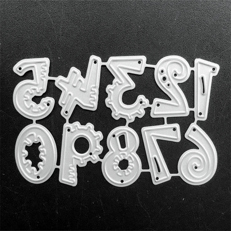 Buy SCD854 Numbers Metal Cutting Dies For Scrapbooking