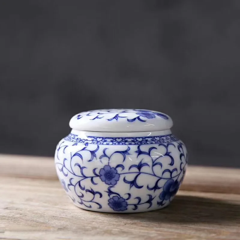  TANGPIN blue-and-white ceramic teapot tea cups a tea set portable travel tea sets drinkware