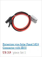MC4 6T филиал параллельное соединение 6 филиал Электрический Солнечный 30A 1000 В MC4 разъем фотогальваническая солнечная панель кабель провода подключения