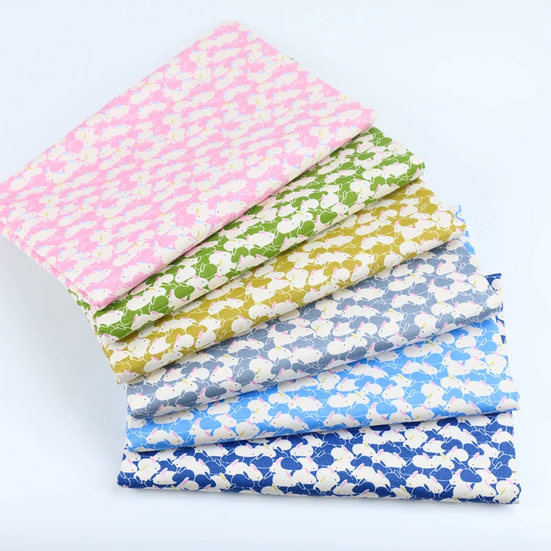 160 см* 50 см кролик хлопчатобумажная ткань DIY домашний декор ручной работы Тильда Tecido швейная кроватка текстиль для детского постельного белья Лоскутная диванная подушка квилтинг