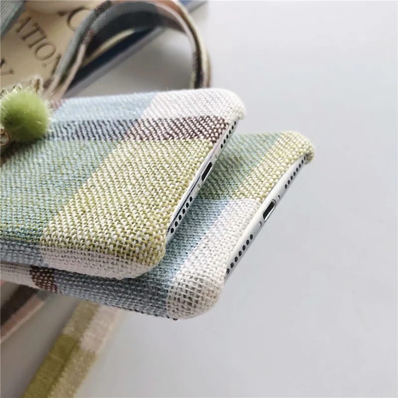 Cloth Fabric Stripe Phone Case (7)