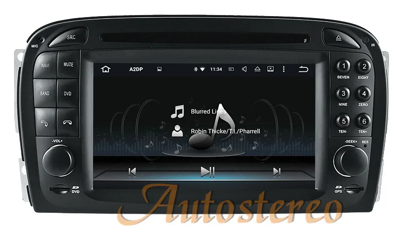 Flash Deal Android 9 Car GPS Navigation Car radio DVD player Headunit For Mercedes Benz SL R230 SL500 2001-2007 multimedia player Satnav HD 25