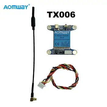 

AOMWAY TX006 0mw/25mw/100mw/200mw/400/600mw adjustable image transmitter with LED light