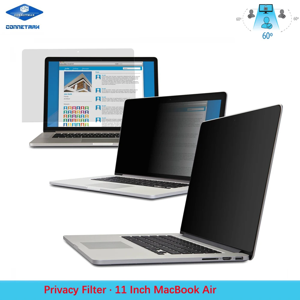 

Anti-Glare Laptop Privacy Filter Blackout for Apple MacBook Air 11"