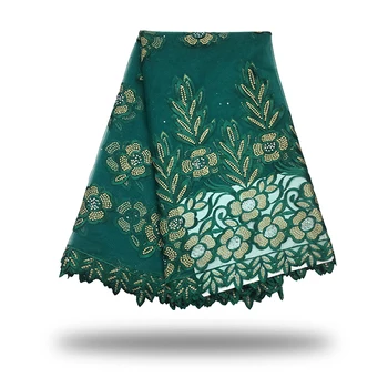 

New Arrival African Lace Fabric High Quality Cord Guipure Lace french Nigerian mesh Lace With sequins for dress.FC17-TX31 5y