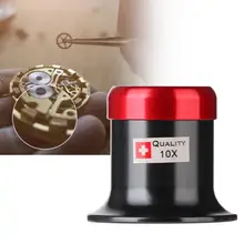 3x 4x 10x 15x часы Инструменты для ремонта увеличительное сапфировое стекло металлические линзы бочка с отверстиями часы инструмент для ремонта b