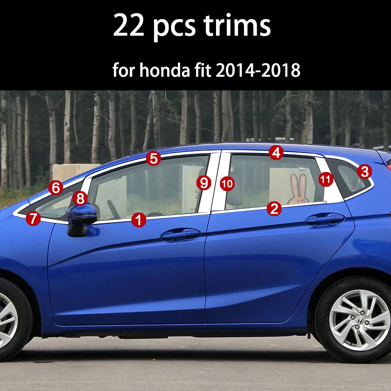 Наружная крышка для подоконника из нержавеющей стали отделка honda fit jazz 2008 2009 2010 2011