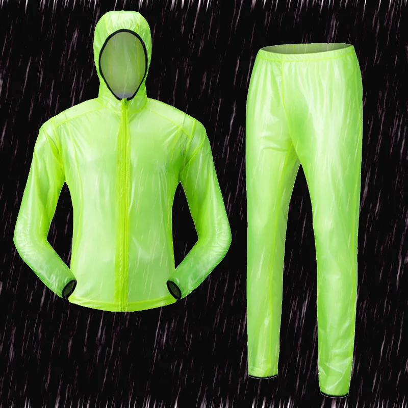 

KINGBIKE Raincoat Waterproof Cycling Jacket Men Women Bike Rain Clothing Long Sleeve Rain Gear Capa de Chu