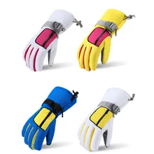 Новые зимние теплые перчатки для сноуборда, лыж водонепроницаемый сгущенный Снегоход Мотоцикл снег Монстр каракули печати аксессуары