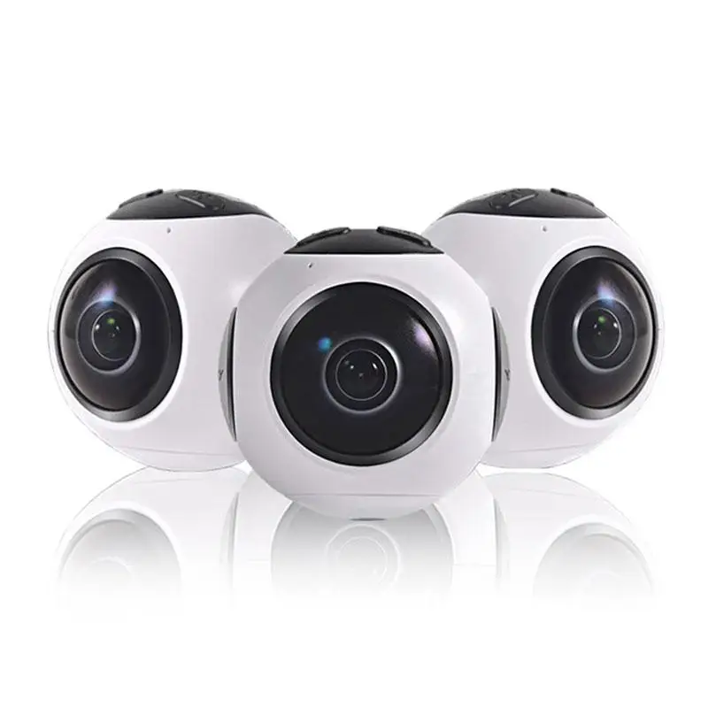 360 degree 4K WiFi Wireless VR Panoramic Camera Panorama 1920*1080 Video Recorder DVR Mini Cameras (not include the stand)