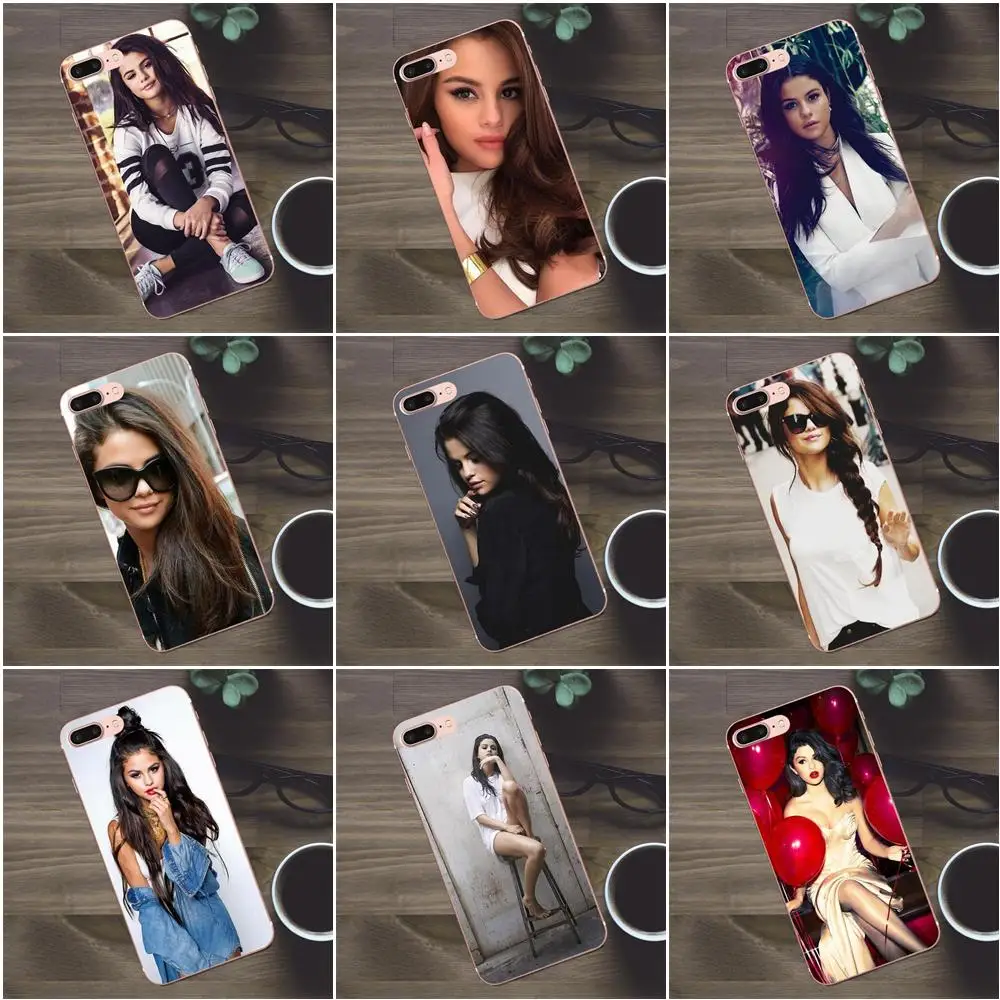 

Bixedx Lovely Phone Accessories Case For Apple iPhone 4 4S 5 5C SE 6 6S 7 8 Plus X Galaxy A3 A5 J1 J2 J3 J5 J7 2017 Selena Gomez