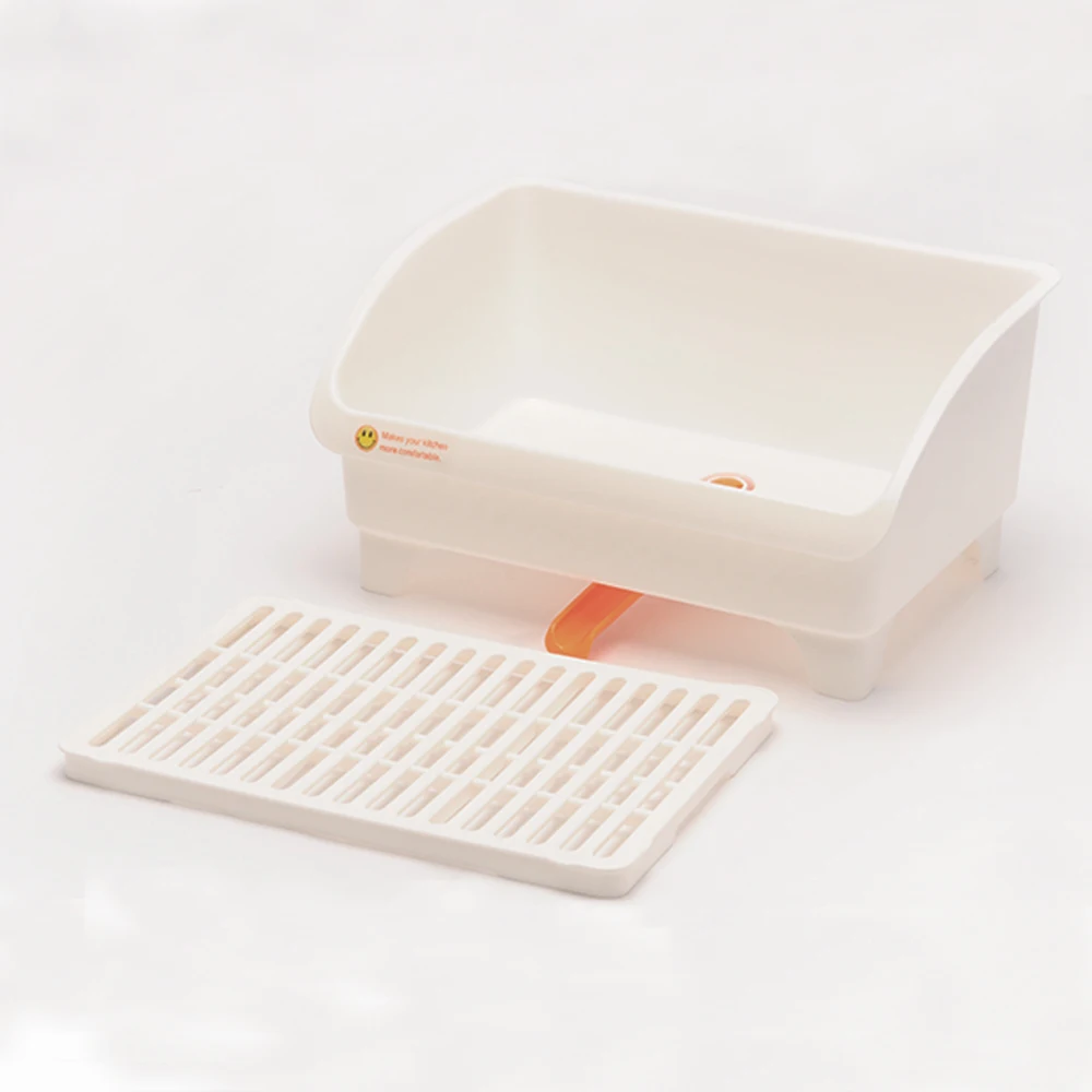  Kitchen thickened bowl rack plastic single-layer drip water dishes rack bowl chopsticks storage rac - 32882175181