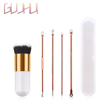 

Convenience Multifunction Acne Blackhead Cleaning 4 Needle Extraction Blackhead Cleaning Skin Cleaning Kits Stainless Steel