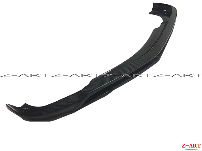 Z-ART углеродное волокно передняя губа для W204 C63 AMG 4 двери 2008-2014 передний сплиттер