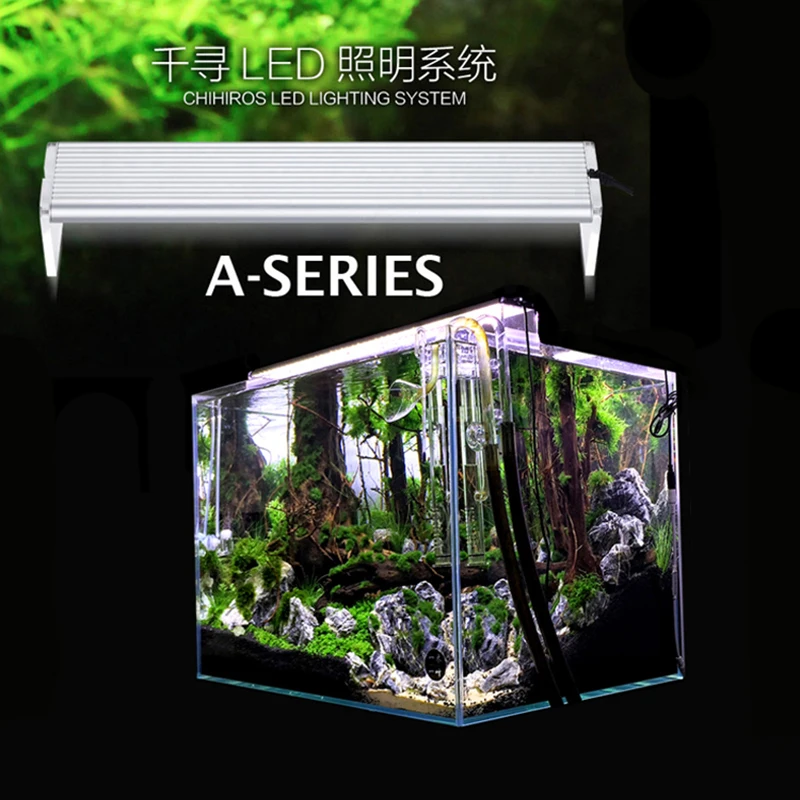 Chihiros A Серия 8000K супер яркий аквариумный светодиодный светильник ing 5730 светодиодный светильник для выращивания пресноводного аквариума для водных растений стиль ada