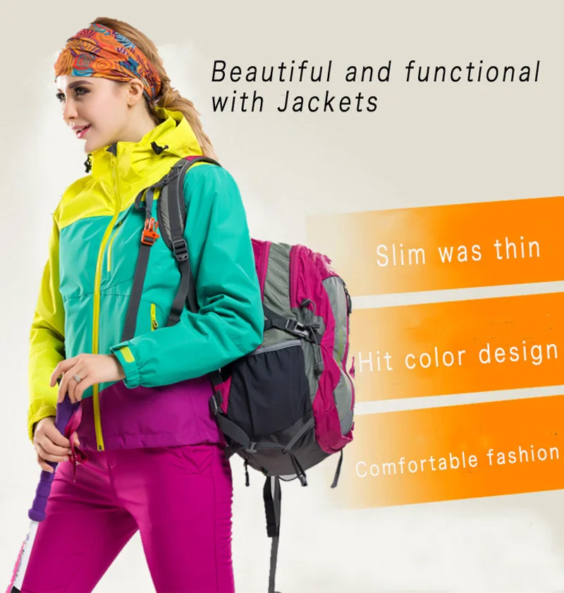 Nova jaqueta softshell 3in1 das mulheres caminhadas