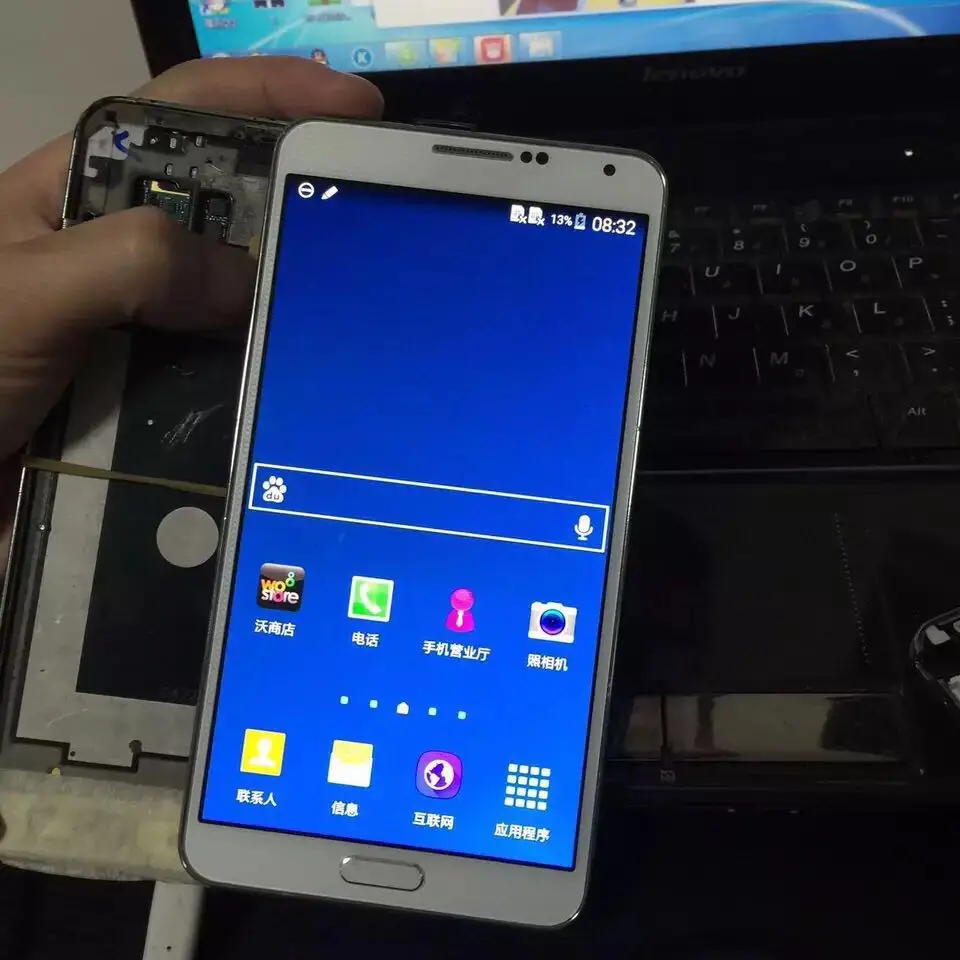 

100% Tested AMOLED LCD For Samsung Galaxy Note3 Note 3 Neo Mini Lite N7505 Screen Display Touch Digitizer with Frame Replacement